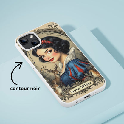 Blanche Neige - Personnalisation | Vintage Personnalisation Disney Shop | Anylem Beauty Coque de téléphone 