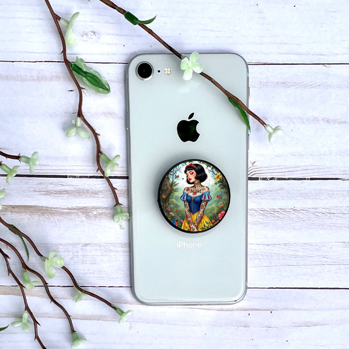 Blanche Neige - Phone Grip | Tatouage Phone Grip Disney Shop | Anylem Beauty 