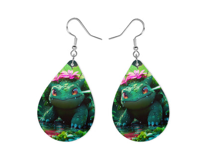 Bulbizarre - Personnalisation | Darkness Personnalisation Disney Shop | Anylem Beauty Boucle d’oreilles 