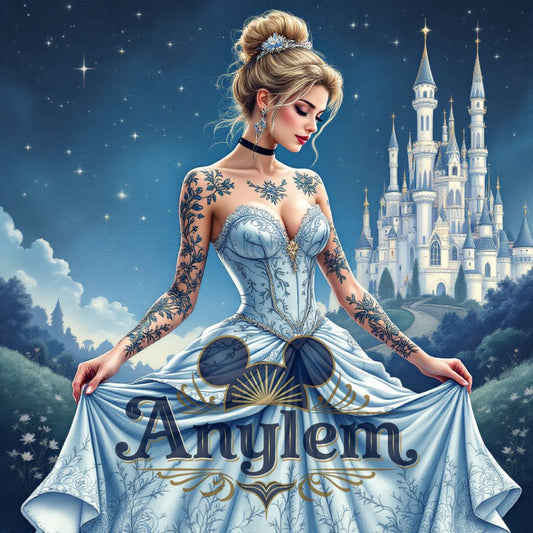 Cendrillon - Personnalisation | Tatouages Personnalisation Disney Shop | Anylem Beauty 