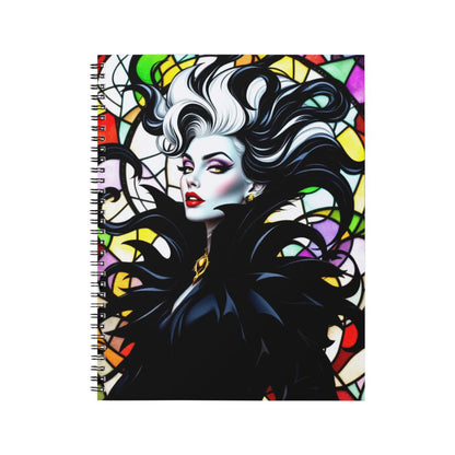 Cruella - Carnet spirale A5 | Vitrail Carnets et bloc-notes Disney Shop | Anylem Beauty 