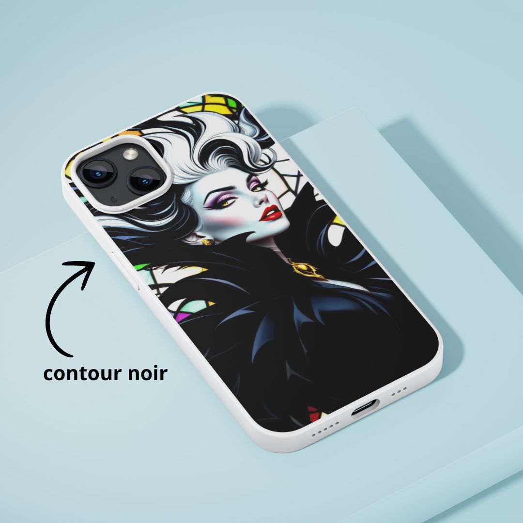 Cruella - Coque de téléphone | Vitrail Coque de téléphone Disney Shop | Anylem Beauty 