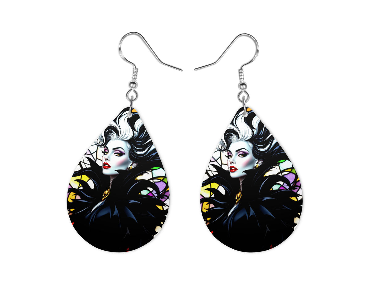 Cruella - Personnalisation | Vitraux Personnalisation Disney Shop | Anylem Beauty Boucle d’oreilles 