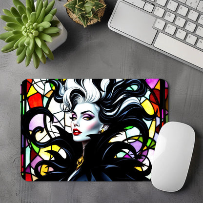 Cruella - Tapis de souris | Vitrail Tapis de souris Disney Shop | Anylem Beauty 