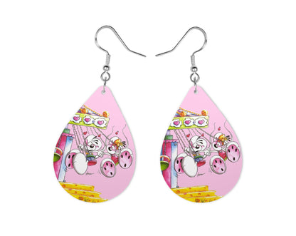 Diddl & Diddlina- Personnalisation | Balançoire Personnalisation Disney Shop | Anylem Beauty Boucle d’oreilles 