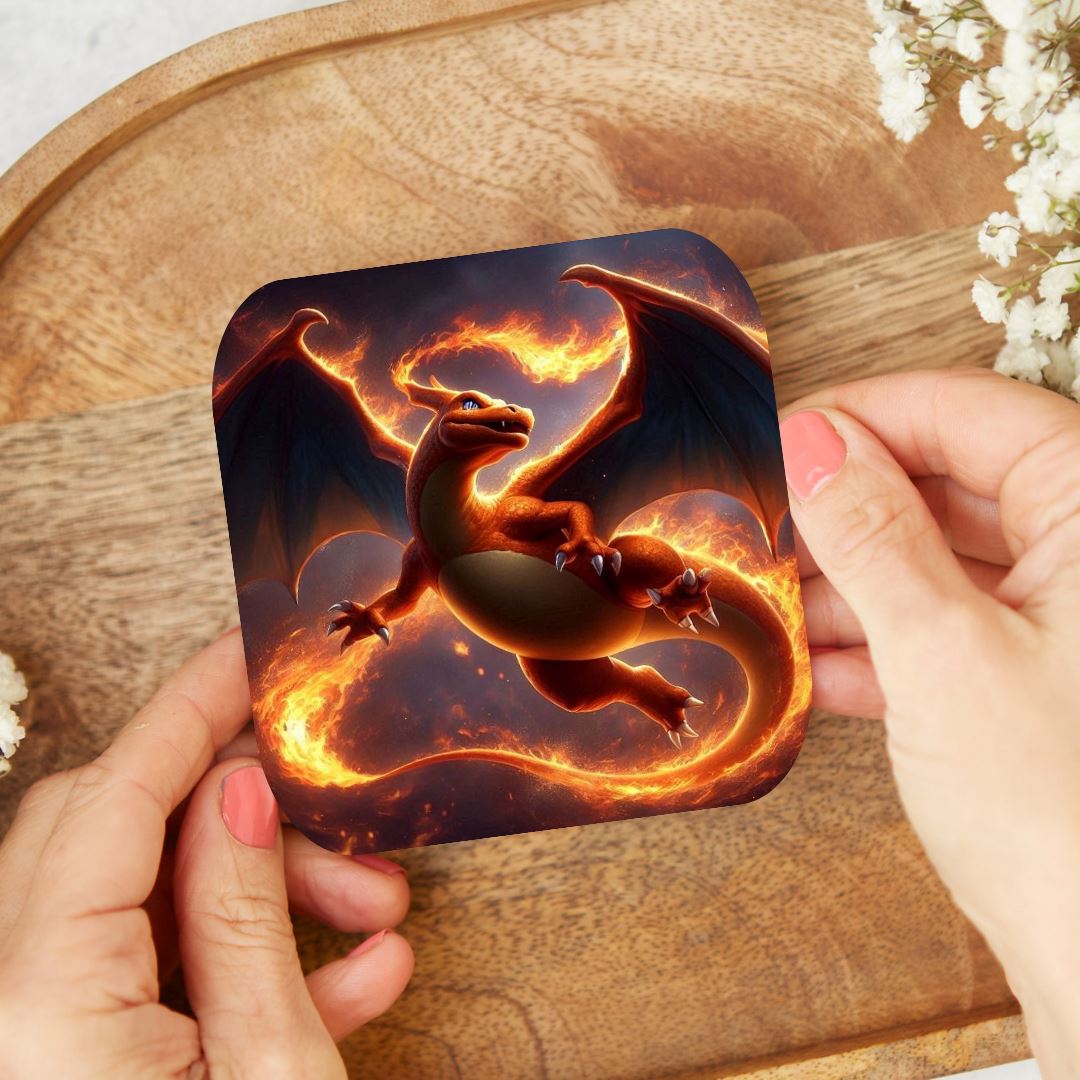 Draceufeu - Dessous de verre | Enfer Dessous de verres Disney Shop | Anylem Beauty 
