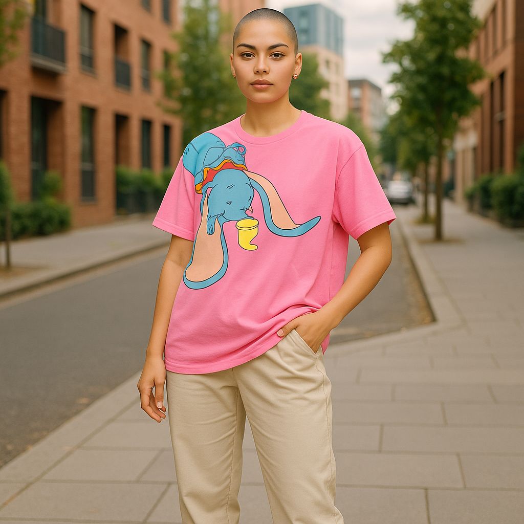 Dumbo - Tee shirt Rose | Différentes tailles T-shirt Disney Shop | Anylem Beauty 
