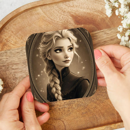Elsa - Personnalisation | Vintage Personnalisation Disney Shop | Anylem Beauty Dessous de verres 