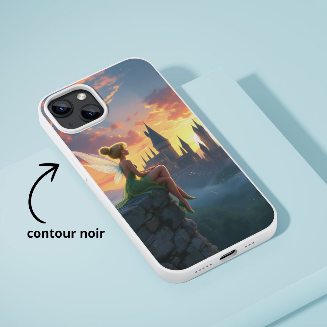 Fée Clochette - Coque de téléphone | Couché de soleil à Poudlard Coque de téléphone Disney Shop | Anylem Beauty 