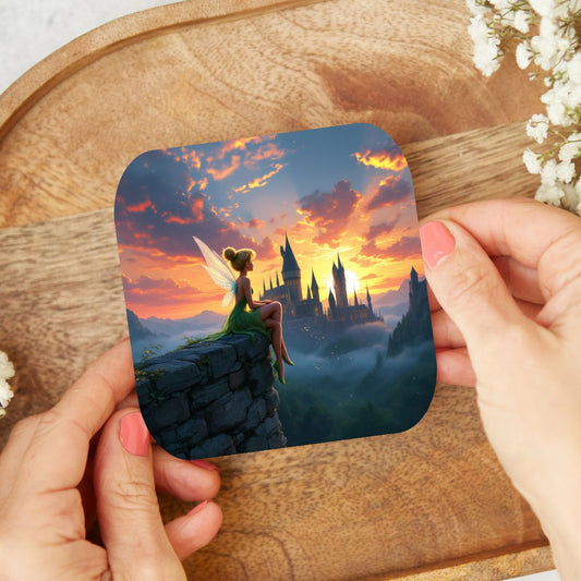 Fée Clochette - Dessous de verre | Couché de soleil à Poudlard Dessous de verres Disney Shop | Anylem Beauty 
