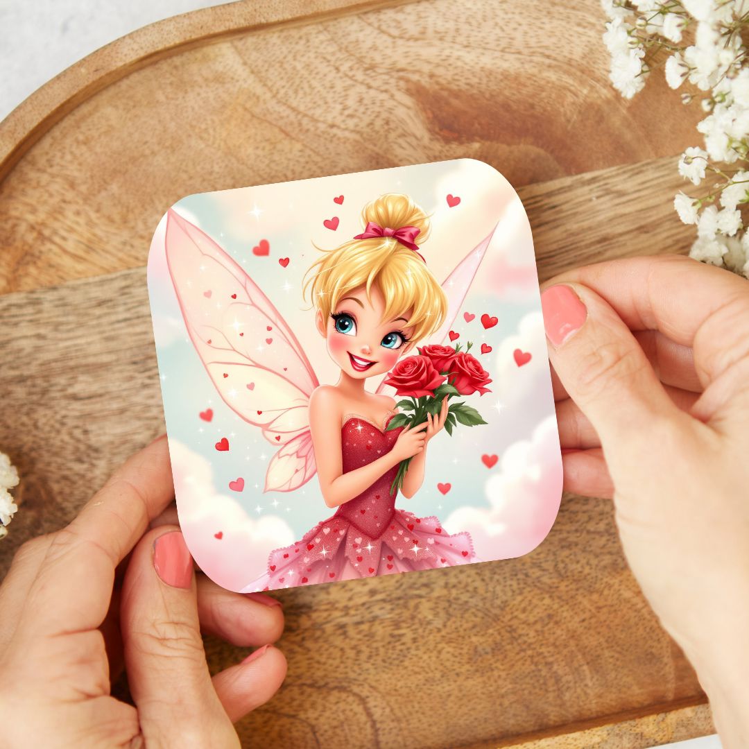 Fée Clochette - Dessous de verre | St Valentin Dessous de verres Disney Shop | Anylem Beauty 