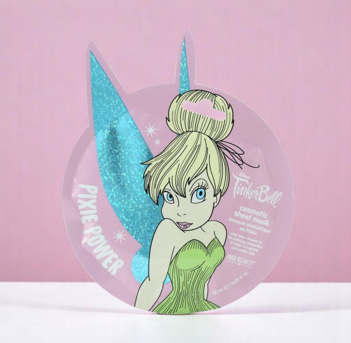 Fée Clochette - Lot de 2 masques pour le visage à l’aloé véra Masques Visage Disney Shop | Anylem Beauty 