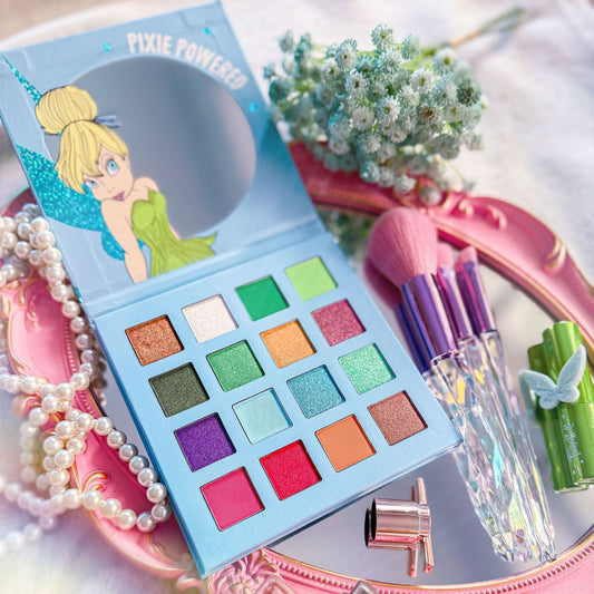 Fée Clochette - Palette 16 fards à paupières avec miroir Palettes Fards à Paupières Disney Shop | Anylem Beauty 