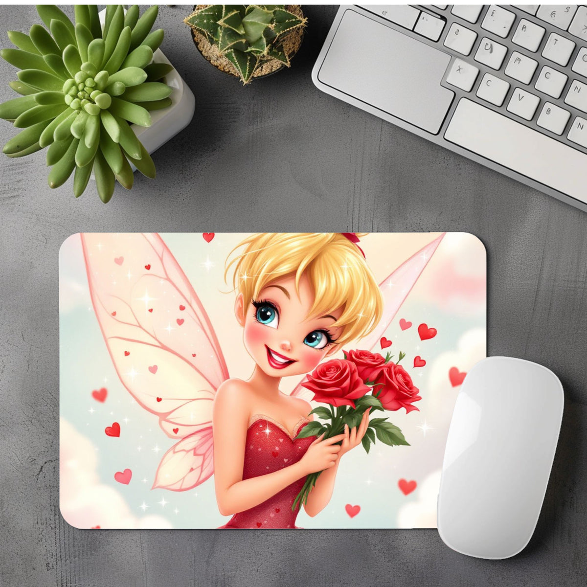 Fée Clochette - Tapis de souris | St Valentin Tapis de souris Disney Shop | Anylem Beauty 
