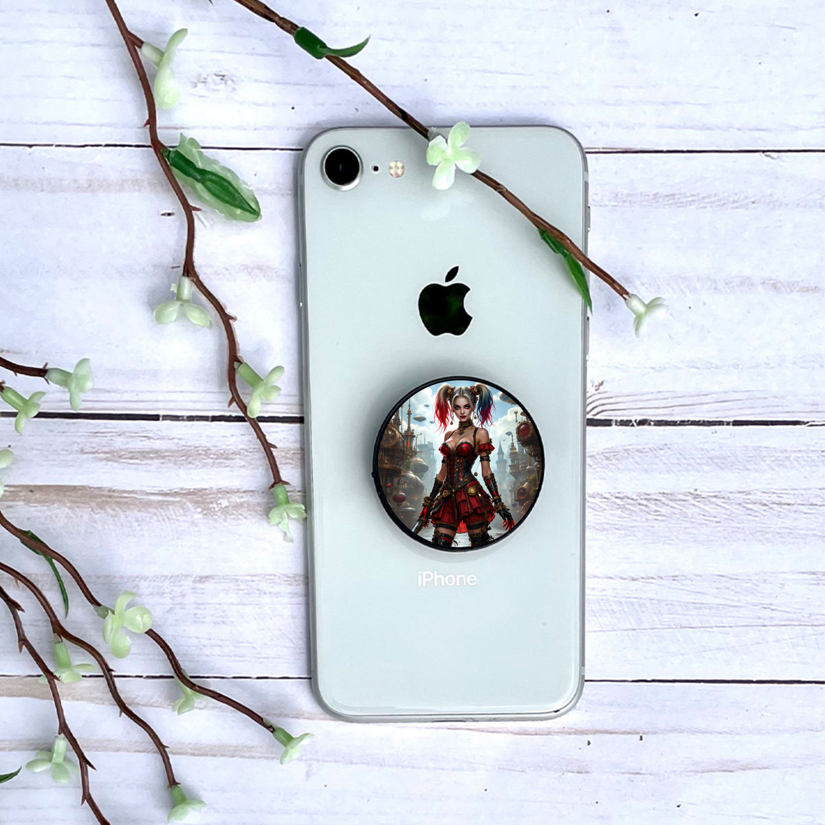 Harley Quinn - Phone Grip | Steampunk Phone Grip Disney Shop | Anylem Beauty 