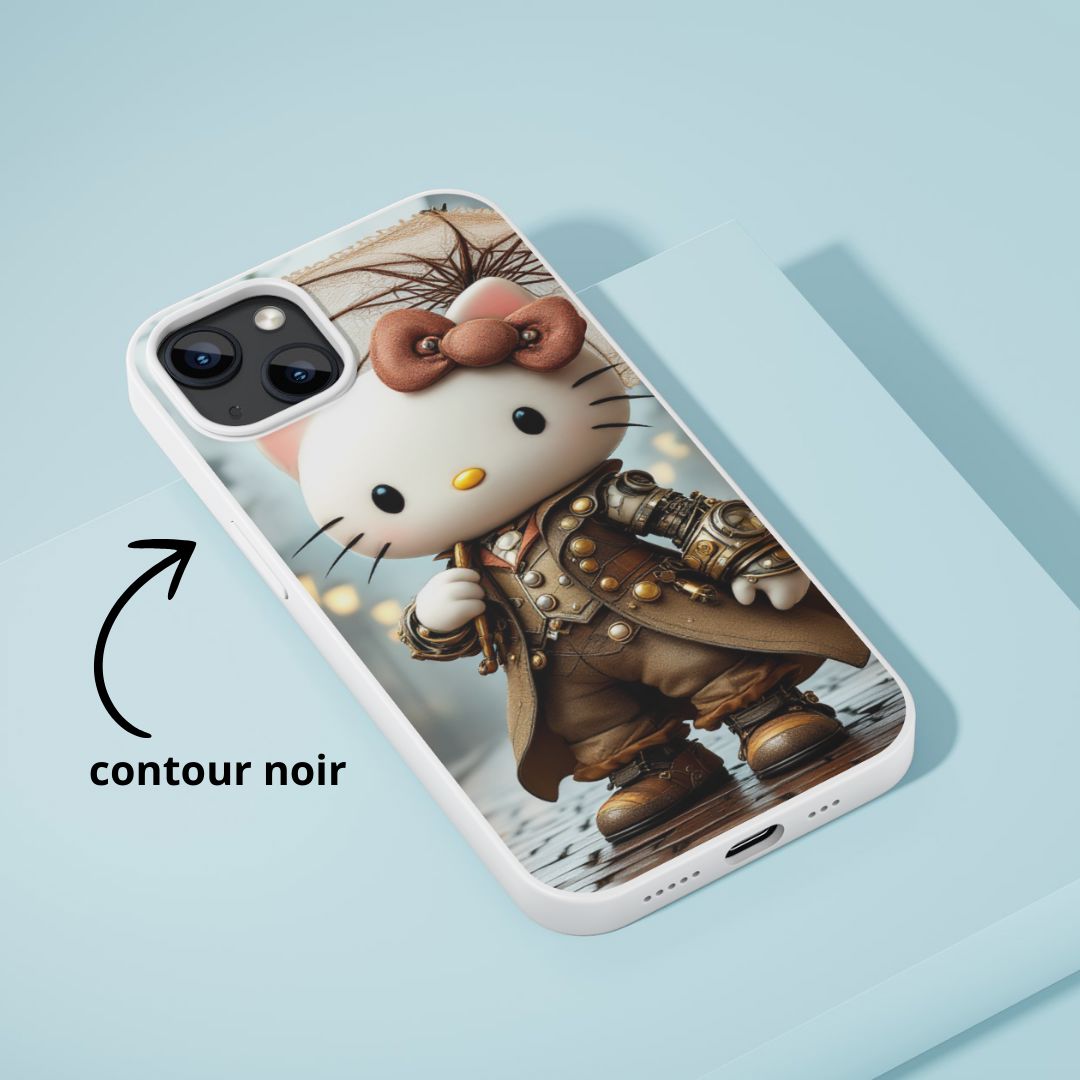 Hello Kitty - Coque de téléphone | Steampunk Coque de téléphone Disney Shop | Anylem Beauty 