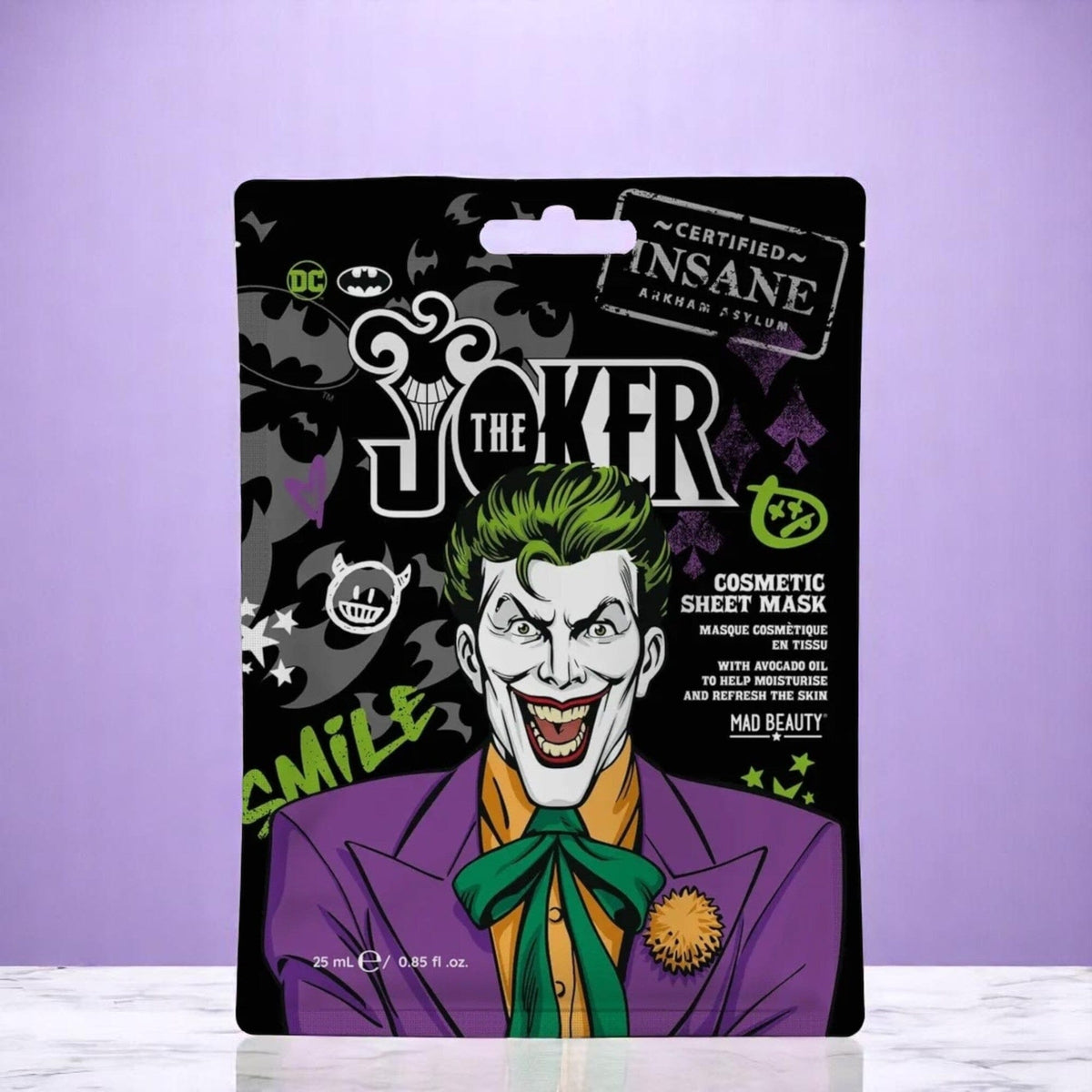 Joker - LOT 1 masque visage + 1 baume à lèvres Baumes à Lèvres Disney Shop | Anylem Beauty 