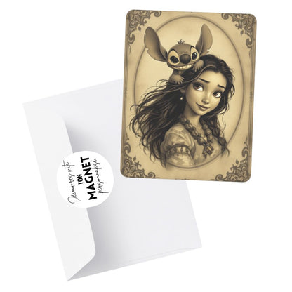 Lilo et Stitch - Personnalisation | Vintage Personnalisation Disney Shop | Anylem Beauty Magnet 