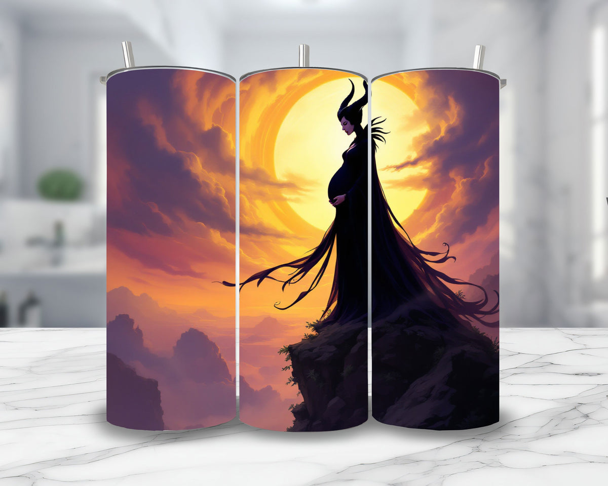 Maléfique - Thermos en acier inoxydable 600ml | Grossesse Thermos inoxydable Disney Shop | Anylem Beauty 