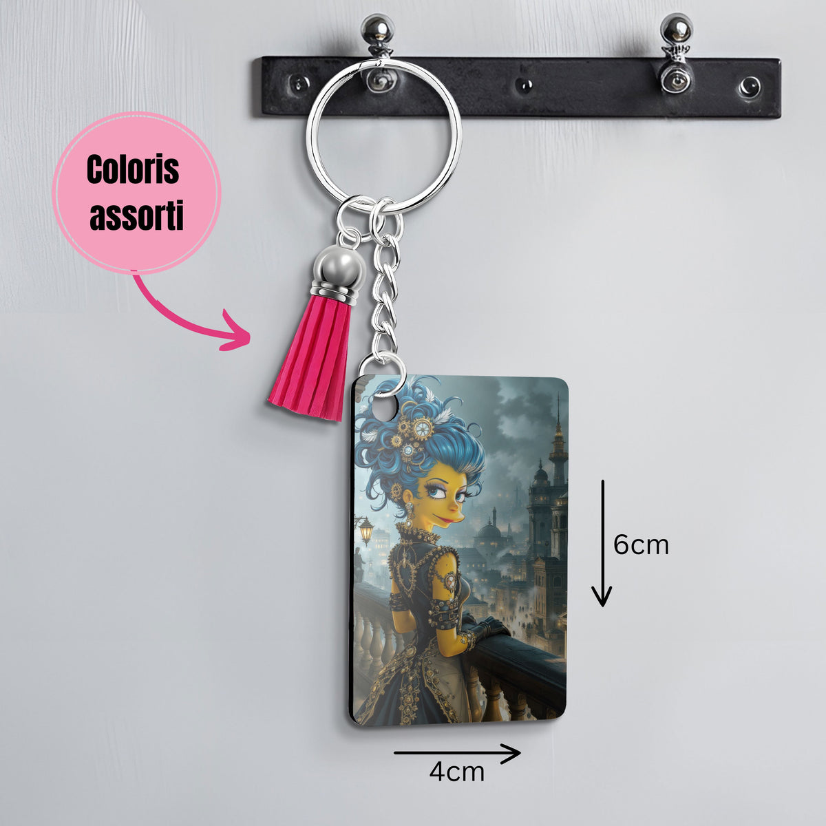 Marge Simpsons - Porte Clé | Steampunk Porte-clés Disney Shop | Anylem Beauty 