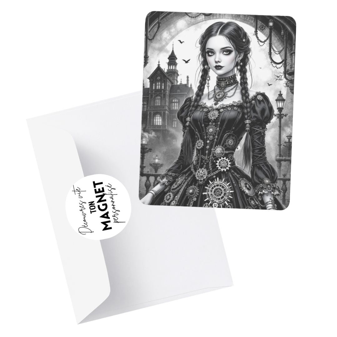 Mercredi - Magnet | Steampunk Magnet Disney Shop | Anylem Beauty 
