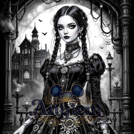 Mercredi - Personnalisation | Steampunk Personnalisation Disney Shop | Anylem Beauty 
