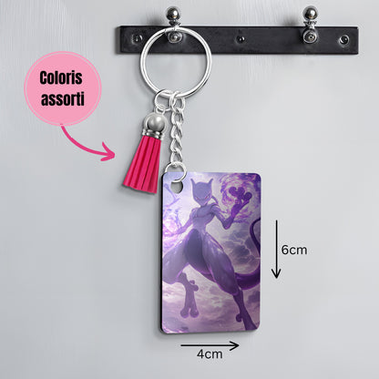 Mewtwo - Porte Clé avec prénom | Fusion Porte-clés Disney Shop | Anylem Beauty 