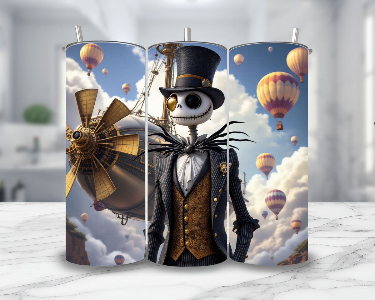 Mr Jack - Thermos en acier inoxydable 600ml | Steampunk Thermos inoxydable Disney Shop | Anylem Beauty 