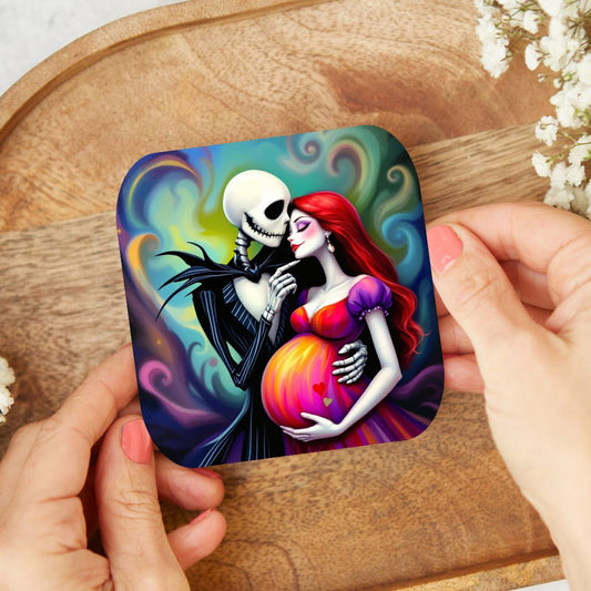 Mr Jack x Sally - Dessous de verre | Grossesse Dessous de verres Disney Shop | Anylem Beauty 