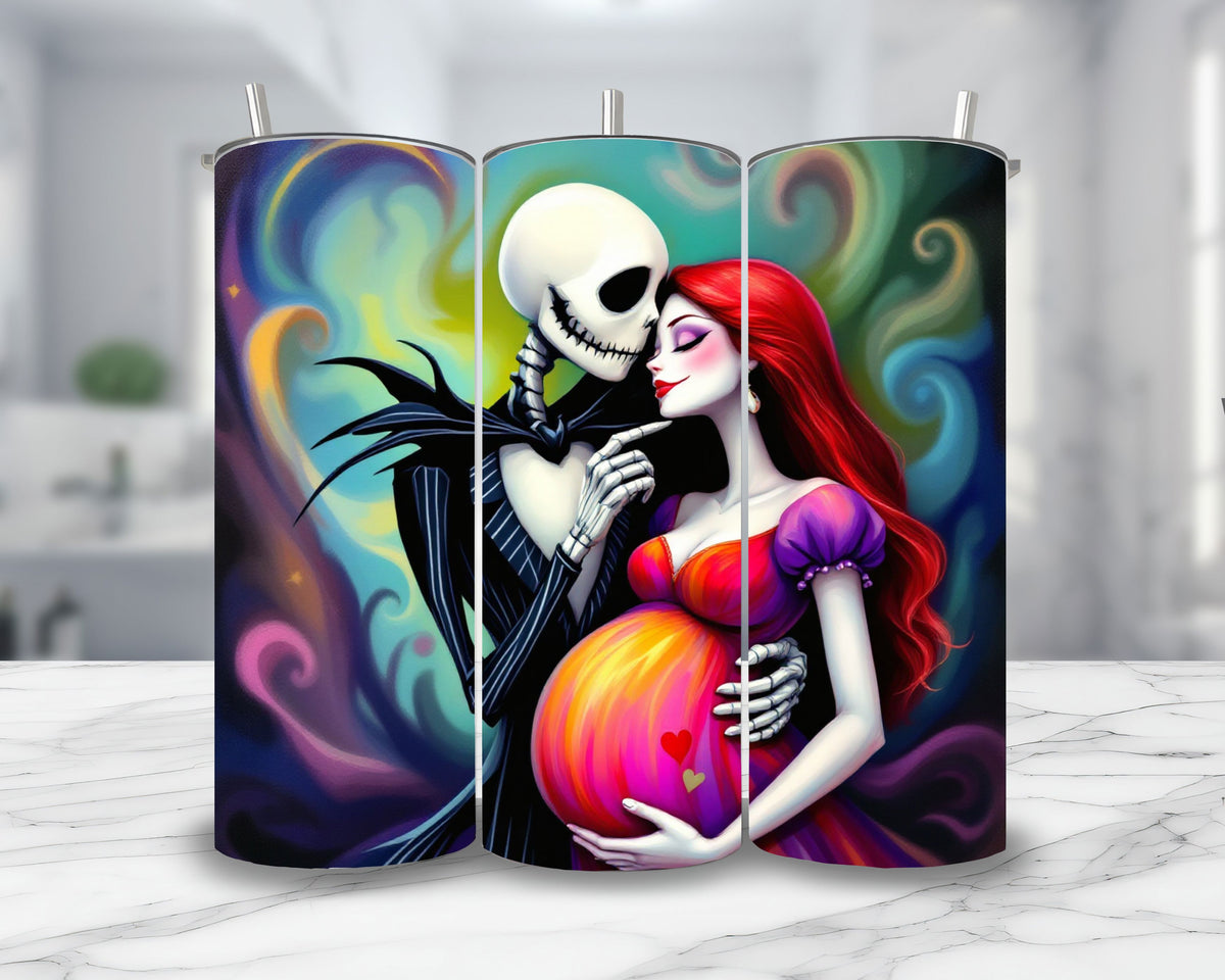 Mr Jack x Sally - Thermos en acier inoxydable 600ml | Grossesse Thermos inoxydable Disney Shop | Anylem Beauty 