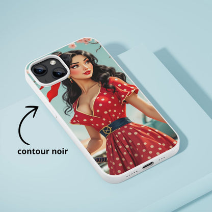 Mulan - Coque de téléphone | Rockabilly Coque de téléphone Disney Shop | Anylem Beauty 