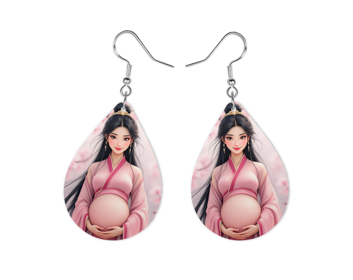 Mulan - Personnalisation | Grossesse Personnalisation Disney Shop | Anylem Beauty Boucle d’oreilles 