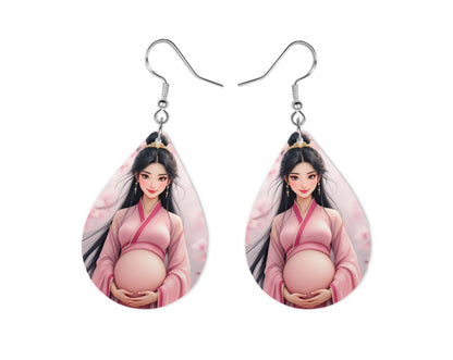 Mulan - Personnalisation | Grossesse Personnalisation Disney Shop | Anylem Beauty Boucle d’oreilles 