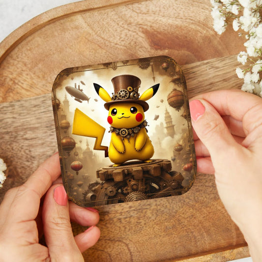 Pikachu - Dessous de verre | Steampunk Dessous de verres Disney Shop | Anylem Beauty 