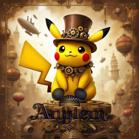 Pikachu - Personnalisation | Steampunk Personnalisation Disney Shop | Anylem Beauty 