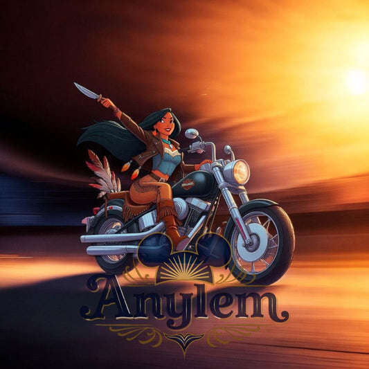 Pocahontas - Personnalisation | Biker Personnalisation Disney Shop | Anylem Beauty 