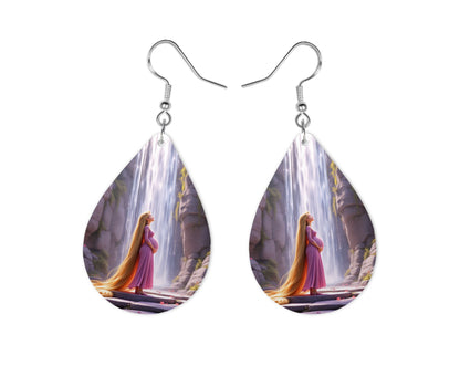 Raiponce - Personnalisation | Grossesse Personnalisation Disney Shop | Anylem Beauty Boucle d’oreilles 
