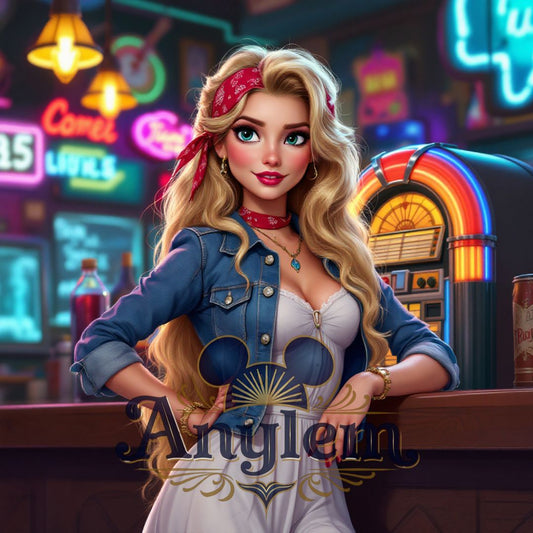Raiponce - Personnalisation | Rockabilly Personnalisation Disney Shop | Anylem Beauty 