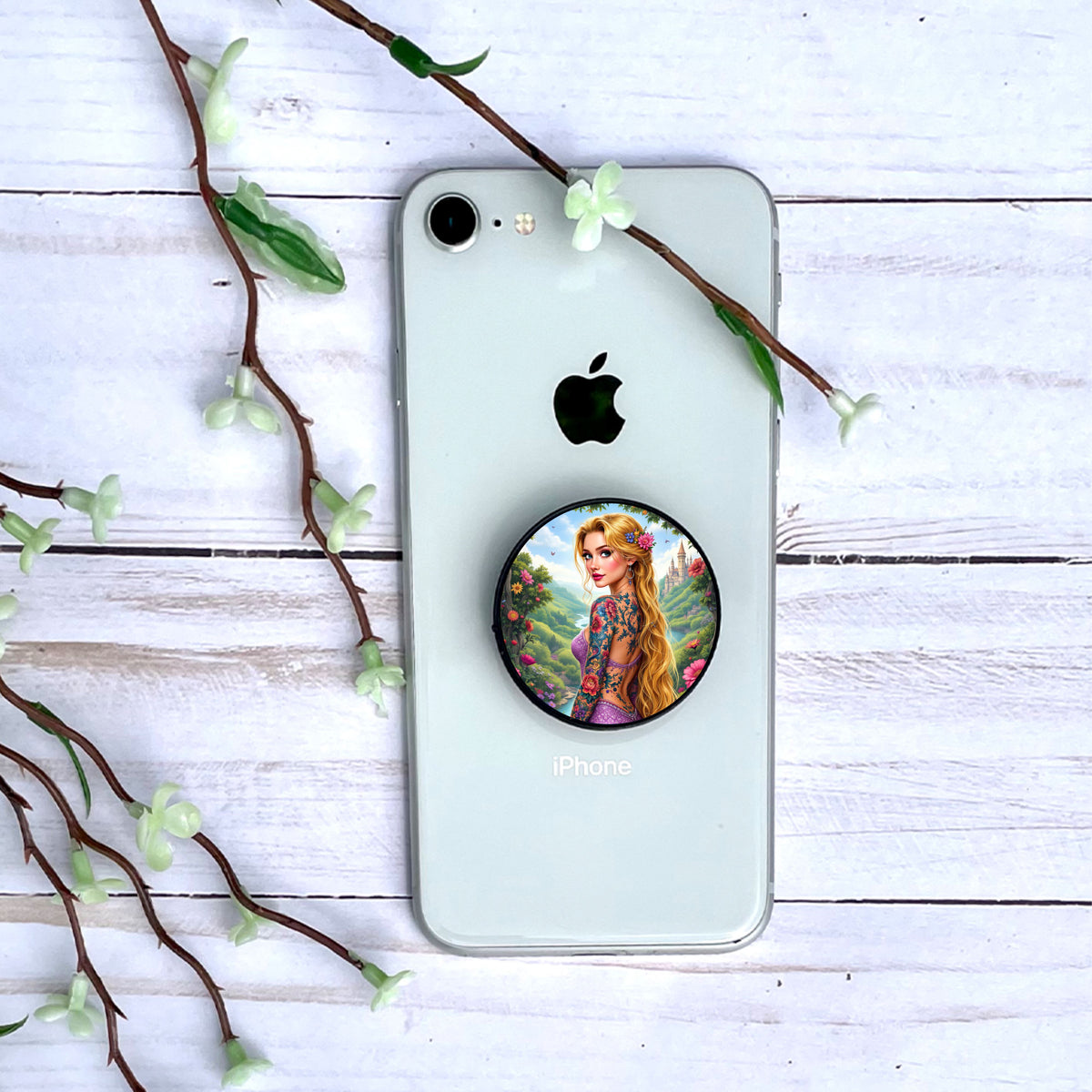 Raiponce - Phone Grip | Tatouage Phone Grip Disney Shop | Anylem Beauty 