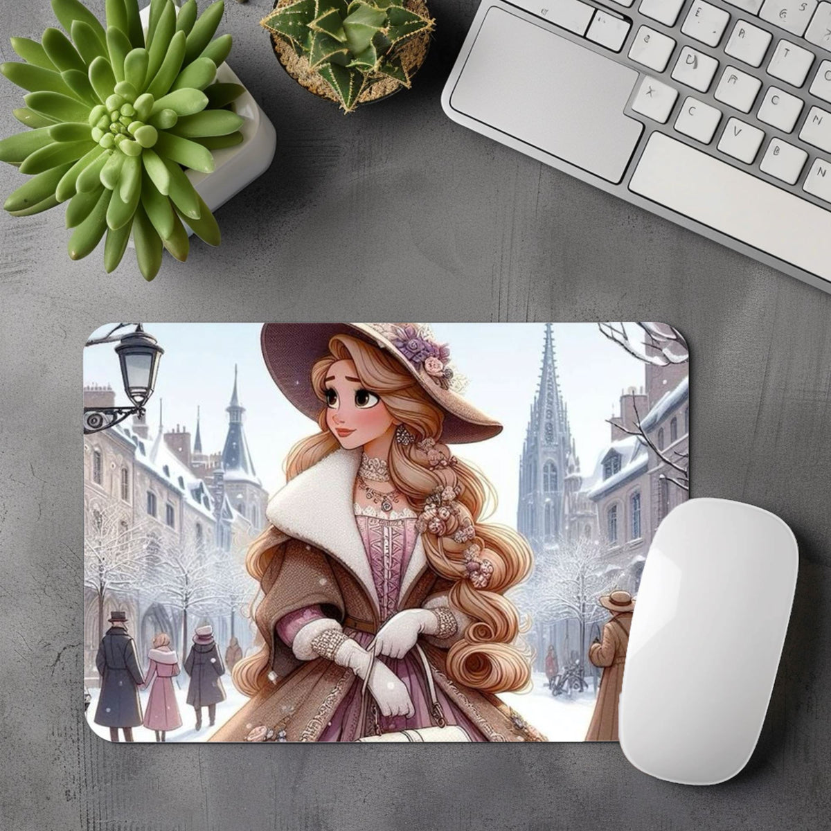 Raiponce - Tapis de souris | Années 20 Tapis de souris Disney Shop | Anylem Beauty 
