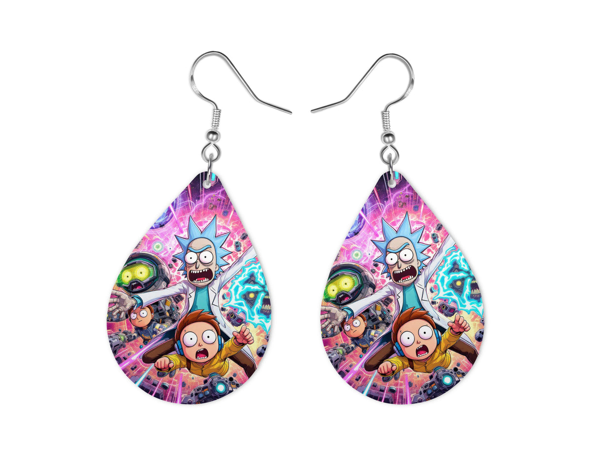 Rick & Morty - Personnalisation Personnalisation Disney Shop | Anylem Beauty Boucle d’oreilles 