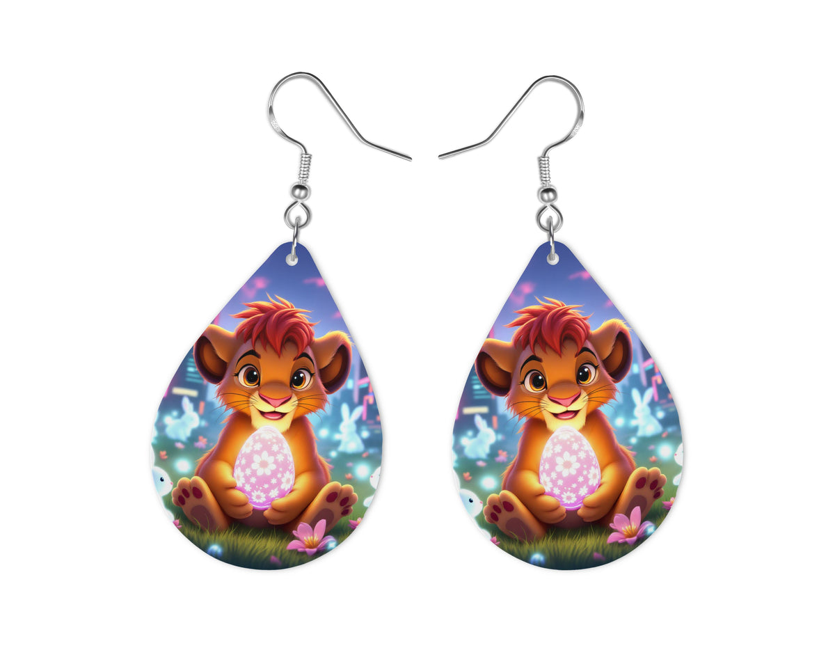 Roi Lion - Personnalisation | Pâques Personnalisation Disney Shop | Anylem Beauty Boucle d’oreilles 