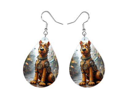 Scooby-Doo - Personnalisation | Steampunk Personnalisation Disney Shop | Anylem Beauty Boucle d’oreilles 