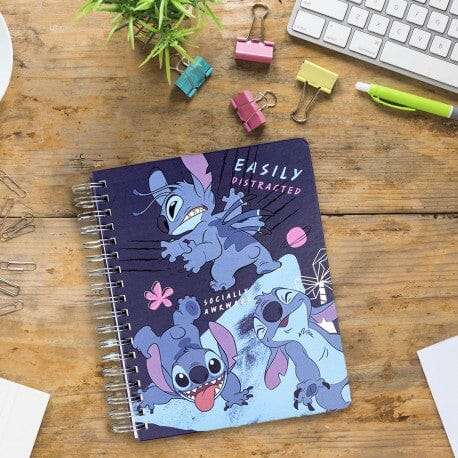 Stitch - Agenda Hebdomadaire avec intercalaire Papeterie Disney Shop | Anylem Beauty 