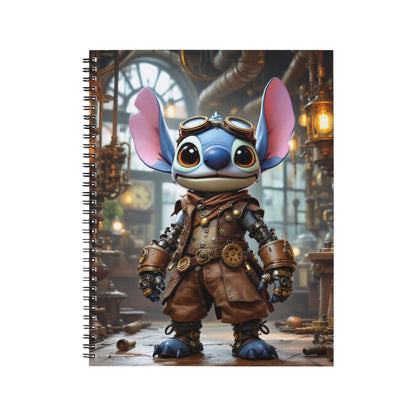 Stitch - Carnet spirale A5 | Steampunk Carnets et bloc-notes Disney Shop | Anylem Beauty 