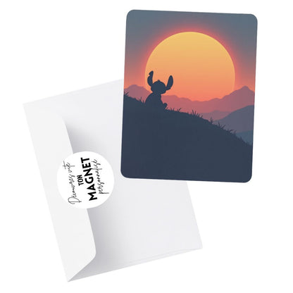 Stitch - Magnet | Couché de soleil Magnet Disney Shop | Anylem Beauty 