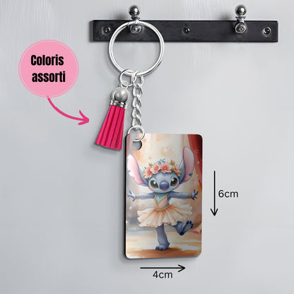 Stitch - Personnalisation | Danseur Personnalisation Disney Shop | Anylem Beauty Porte clé 