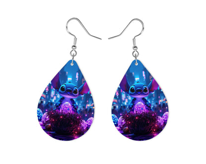 Stitch - Personnalisation | Pâques Personnalisation Disney Shop | Anylem Beauty Boucle d’oreilles 