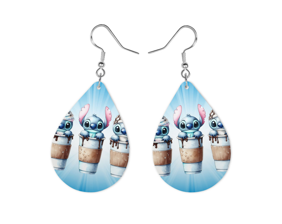 Stitch - Personnalisation | Triple Milkshake Personnalisation Disney Shop | Anylem Beauty Boucle d’oreilles 