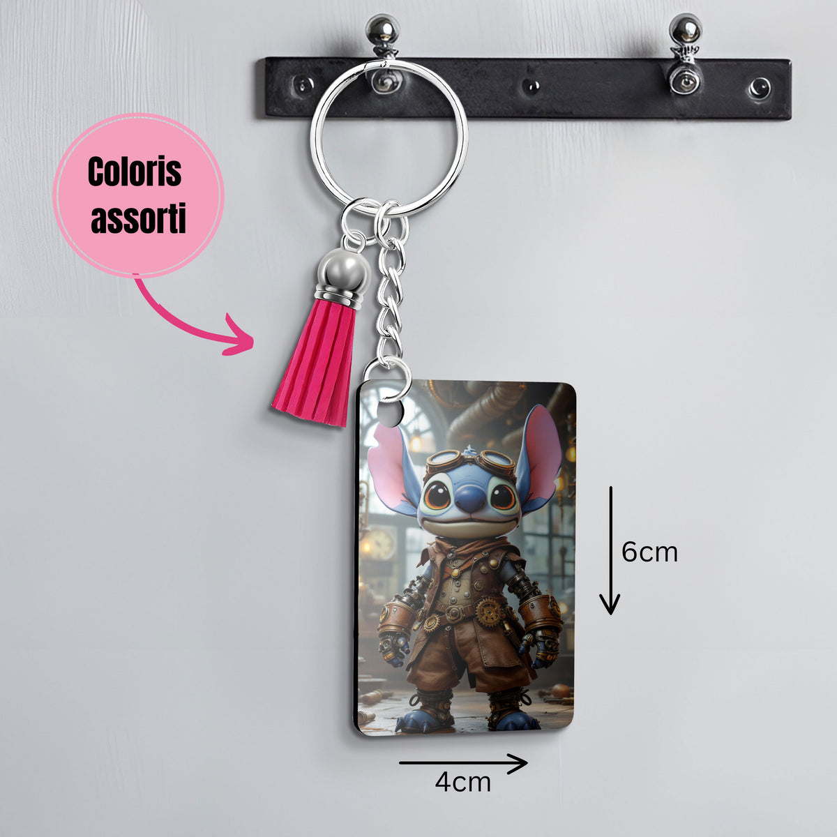 Stitch - Porte Clé | Steampunk Porte-clés Disney Shop | Anylem Beauty 